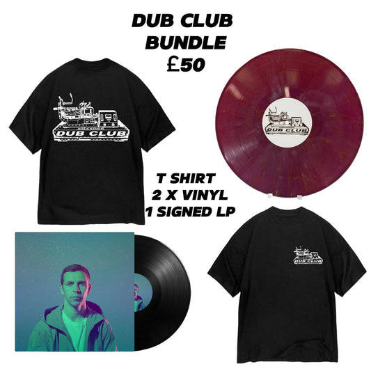DUB CLUB BUNDLE - T SHIRT & 2X VINYLS
